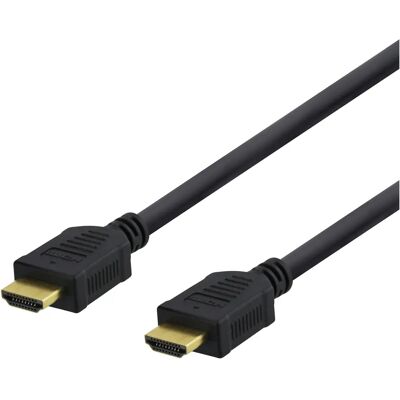 Deltaco HDMI-1050D HDMI 1.4 -kaapeli, jossa Ethernet, 5 m, musta Deltaco HDMI-1050D HDMI 1.4 -kaapeli, jossa Ethernet, 5 m, musta