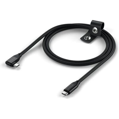 Satechi Right Angle USB-C -kaapeli, 240 W, 1 m, musta Satechi Right Angle USB-C -kaapeli, 240 W, 1 m, musta