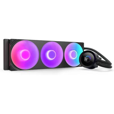 NZXT Kraken Plus 360 360mm RGB -nestejäähdytin, musta NZXT Kraken Plus 360 360mm RGB -nestejäähdytin, musta