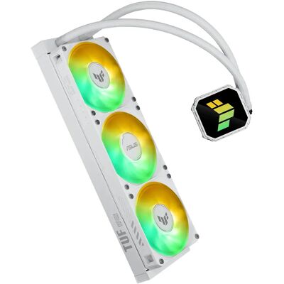 Asus TUF Gaming LC III 360 ARGB -nestejäähdytin, valkoinen Asus TUF Gaming LC III 360 ARGB -nestejäähdytin, valkoinen