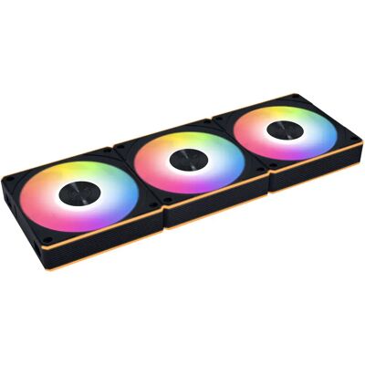 Lian Li UNI FAN CL Wireless PWM RGB -tuuletinsarja, 120 mm, nestelaakeri, 3 kpl, musta Lian Li UNI FAN CL Wireless PWM RGB -tuuletinsarja, 120 mm, nestelaakeri, 3 kpl, musta