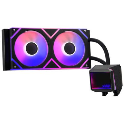 ADATA XPG LEVANTE II 240 ARGB CPU-nestejäähdytysjärjestelmä - Musta ADATA XPG LEVANTE II 240 ARGB CPU-nestejäähdytysjärjestelmä - Musta