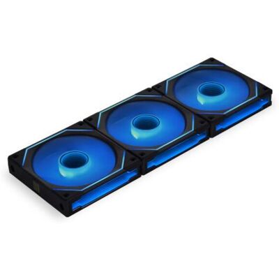 Lian Li SL-INF Wireless, 120 mm, PWM, nestelaakeri, ARGB -tuuletinsarja, 3 kpl, musta Lian Li SL-INF Wireless, 120 mm, PWM, nestelaakeri, ARGB -tuuletinsarja, 3 kpl, musta