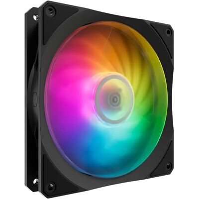 Cooler Master Mobius 140P PWM ARGB -tuuletin, Loop Dynamic Bearing, 140 mm, musta Cooler Master Mobius 140P PWM ARGB -tuuletin, Loop Dynamic Bearing, 140 mm, musta