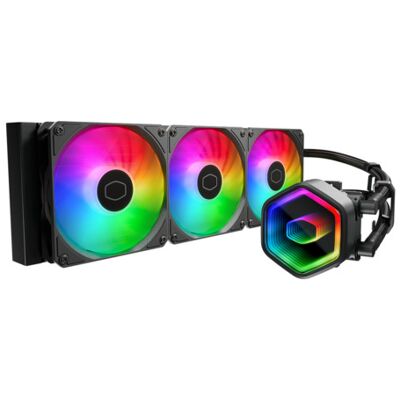 Cooler Master MasterLiquid 360 Core II 360mm ARGB -nestejäähdytin, musta Cooler Master MasterLiquid 360 Core II 360mm ARGB -nestejäähdytin, musta