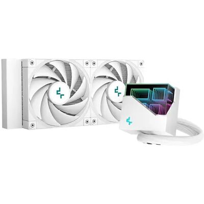 DeepCool LT520 240mm ARGB -nestejäähdytin, valkoinen DeepCool LT520 240mm ARGB -nestejäähdytin, valkoinen