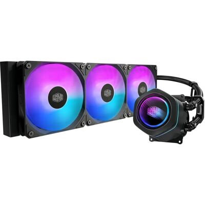 Cooler Master MasterLiquid Core Nex 360mm ARGB -nestejäähdytin, valkoinen Cooler Master MasterLiquid Core Nex 360mm ARGB -nestejäähdytin, valkoinen