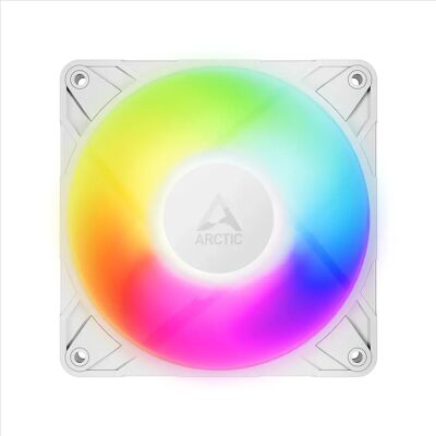 ARCTIC P12 Pro, 120 mm, PWM, nestelaakeri, ARGB -tuuletinsarja, 3 kpl, valkoinen ARCTIC P12 Pro, 120 mm, PWM, nestelaakeri, ARGB -tuuletinsarja, 3 kpl, valkoinen