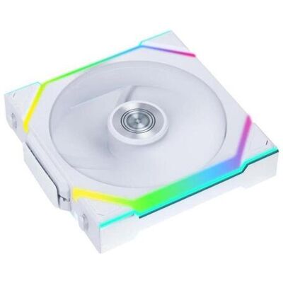 Lian Li UNI FAN SL-INF Wireless PWM ARGB -tuuletin, nestelaakeri, 120 mm, valkoinen Lian Li UNI FAN SL-INF Wireless PWM ARGB -tuuletin, nestelaakeri, 120 mm, valkoinen