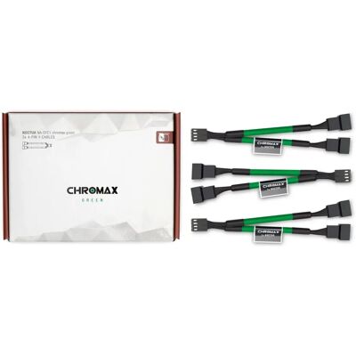 Noctua NA-SYC1 chromax.green Y -kaapelisarja, vihreä/musta Noctua NA-SYC1 chromax.green Y -kaapelisarja, vihreä/musta