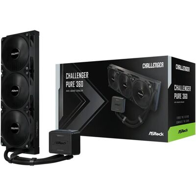 ASRock Challenger Pure 360 360mm -nestejäähdytin, musta ASRock Challenger Pure 360 360mm -nestejäähdytin, musta