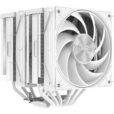 SAMA A60 Dual-Tower -prosessorijäähdytin - 2 x 120 mm - Valkoinen SAMA A60 Dual-Tower -prosessorijäähdytin - 2 x 120 mm - Valkoinen