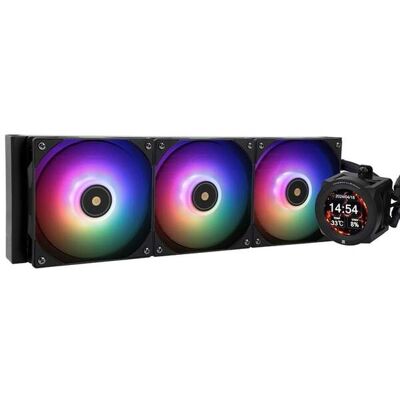 Thermalright Core Vision 360 360mm ARGB -nestejäähdytin, musta Thermalright Core Vision 360 360mm ARGB -nestejäähdytin, musta