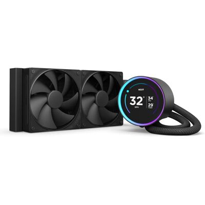 NZXT Kraken Elite V2 240mm RGB -nestejäähdytin, musta NZXT Kraken Elite V2 240mm RGB -nestejäähdytin, musta