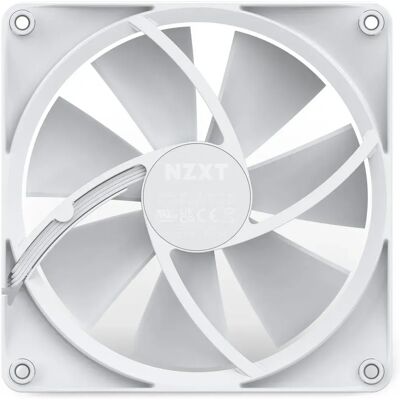 NZXT F140 PWM RGB -tuuletin, nestelaakeri, 140 mm, valkoinen NZXT F140 PWM RGB -tuuletin, nestelaakeri, 140 mm, valkoinen