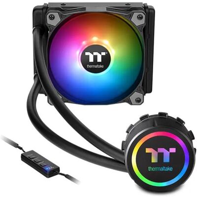 Thermaltake Water 3.0 Sync 120mm ARGB -nestejäähdytin, musta Thermaltake Water 3.0 Sync 120mm ARGB -nestejäähdytin, musta