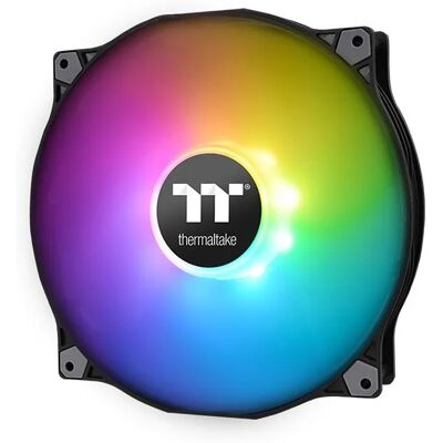 Thermaltake Pure 20 ARGB Sync, 200 mm, PWM, hydraulinen laakeri, ARGB -tuuletin, 1 kpl Thermaltake Pure 20 ARGB Sync, 200 mm, PWM, hydraulinen laakeri, ARGB -tuuletin, 1 kpl