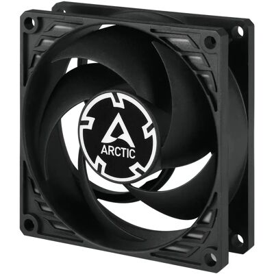 ARCTIC P8 Silent DC -tuuletin, nestelaakeri, 80 mm, 5 kpl, musta ARCTIC P8 Silent DC -tuuletin, nestelaakeri, 80 mm, 5 kpl, musta
