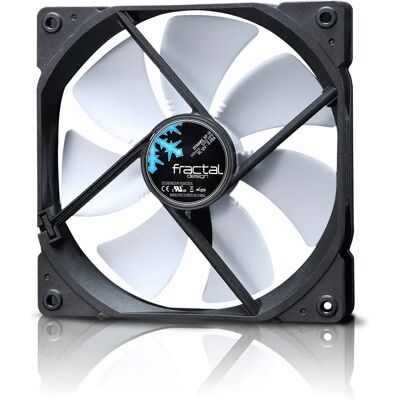 Fractal Design Dynamic GP-14 DC -tuuletin, hydraulinen laakeri, 140 mm, musta, valkoinen Fractal Design Dynamic GP-14 DC -tuuletin, hydraulinen laakeri, 140 mm, musta, valkoinen