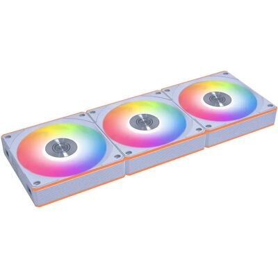 Lian Li UNI FAN CL Wireless Reverse Blade, 120 mm, PWM, nestelaakeri, ARGB -tuuletinsarja, 3 kpl, valkoinen Lian Li UNI FAN CL Wireless Reverse Blade, 120 mm, PWM, nestelaakeri, ARGB -tuuletinsarja, 3 kpl, valkoinen