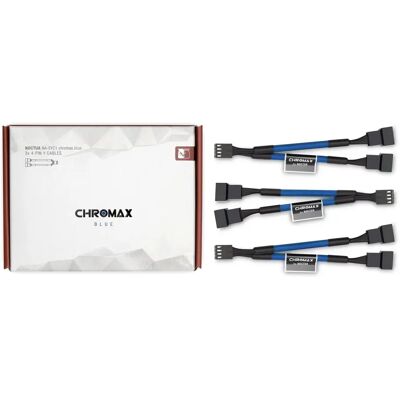 Noctua NA-SYC1 chromax.blue Y -kaapelisarja, sininen/musta Noctua NA-SYC1 chromax.blue Y -kaapelisarja, sininen/musta