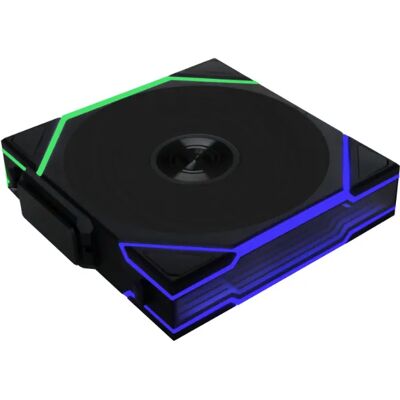 Lian Li UNI FAN TL LCD Wireless, 120 mm, PWM, nestelaakeri, ARGB -tuuletin, musta Lian Li UNI FAN TL LCD Wireless, 120 mm, PWM, nestelaakeri, ARGB -tuuletin, musta