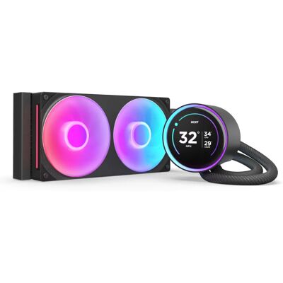 NZXT Kraken Elite 240mm RGB -nestejäähdytin, musta NZXT Kraken Elite 240mm RGB -nestejäähdytin, musta