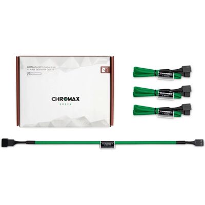Noctua NA-SEC1 chromax.green -jatkokaapelisarja, vihreä/musta Noctua NA-SEC1 chromax.green -jatkokaapelisarja, vihreä/musta