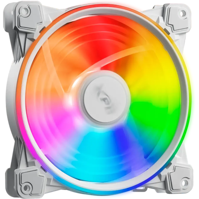 ADATA XPG HURRICANE 120 PWM ARGB -tuuletin, nestelaakeri, 120 mm, valkoinen ADATA XPG HURRICANE 120 PWM ARGB -tuuletin, nestelaakeri, 120 mm, valkoinen