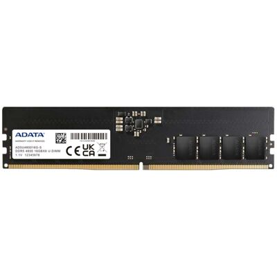 ADATA ECC 16 Gt (1 x 16 Gt) DDR5 4800 MHz, CL40 -muisti ADATA ECC 16 Gt (1 x 16 Gt) DDR5 4800 MHz, CL40 -muisti