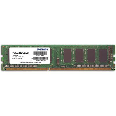Patriot Signature Line 8 Gt (1 x 8 Gt) DDR3 1333 MHz, CL9 -muisti Patriot Signature Line 8 Gt (1 x 8 Gt) DDR3 1333 MHz, CL9 -muisti