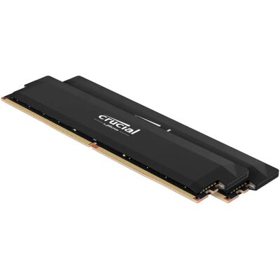 Crucial Pro OC 64 Gt (2 x 32 Gt) DDR5 6400 MHz, CL40 -muisti (XMP/EXPO) Crucial Pro OC 64 Gt (2 x 32 Gt) DDR5 6400 MHz, CL40 -muisti (XMP/EXPO)