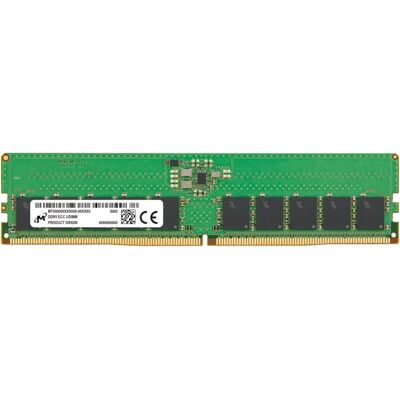 Crucial ECC UDIMM 16 Gt (1 x 16 Gt) DDR5 5600 MHz, CL36 -muisti, vihreä/musta Crucial ECC UDIMM 16 Gt (1 x 16 Gt) DDR5 5600 MHz, CL36 -muisti, vihreä/musta