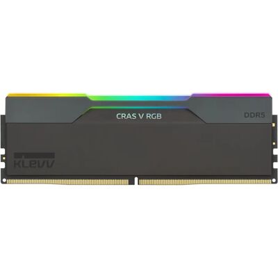 KLEVV CRAS V RGB 32 Gt (2 x 16 Gt) DDR5 6400 MHz, CL30 -muisti (EXPO) KLEVV CRAS V RGB 32 Gt (2 x 16 Gt) DDR5 6400 MHz, CL30 -muisti (EXPO)