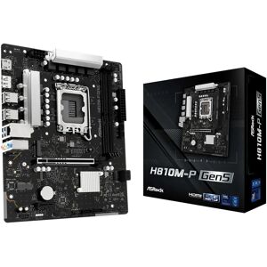 ASRock H810M-X Gen5 DDR5 LGA1851 mATX -emolevy ASRock H810M-X Gen5 DDR5 LGA1851 mATX -emolevy