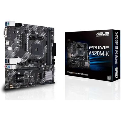 Asus PRIME A520M-K AM4 mATX -emolevy Asus PRIME A520M-K AM4 mATX -emolevy