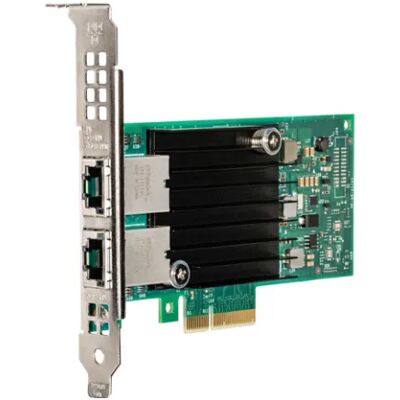 Intel X550-T2G1P5 - Verkkosovitin, Vihreä, Hopea Intel X550-T2G1P5 - Verkkosovitin, Vihreä, Hopea