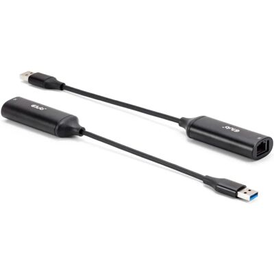 CLUB 3D Type-A - RJ45 - verkkosovitin, musta CLUB 3D Type-A - RJ45 - verkkosovitin, musta