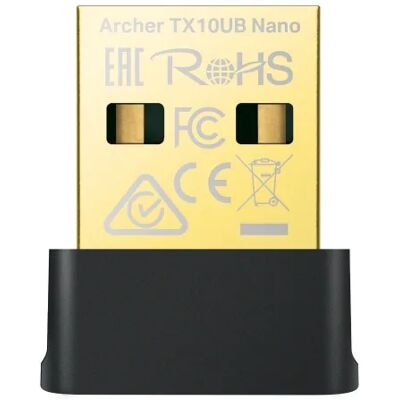 TP-Link Archer TX10UB Nano - USB-Wi-Fi-sovitin, musta TP-Link Archer TX10UB Nano - USB-Wi-Fi-sovitin, musta