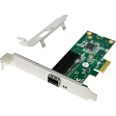 MICROCONNECT MC-PCIEX1-I210-F1 - Verkkokortti, Vihreä/Musta MICROCONNECT MC-PCIEX1-I210-F1 - Verkkokortti, Vihreä/Musta