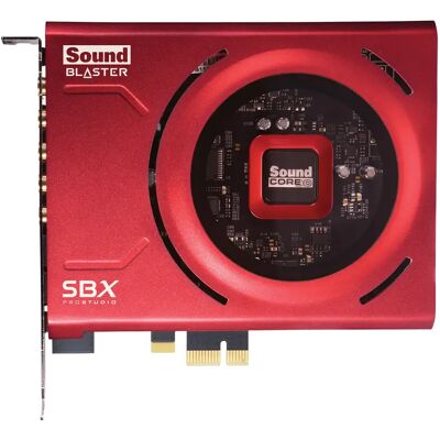 CREATIVE LABS Creative Sound Blaster Z SE Sisäinen PCI Express -äänikortti, 5.1 kanavaa, 24-bit/192 kHz, Punainen CREATIVE LABS Creative Sound Blaster Z SE Sisäinen PCI Express -äänikortti, 5.1 kanavaa, 24-bit/192 kHz, Punainen