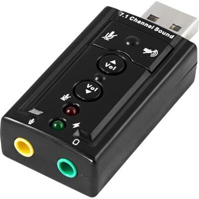 Deltaco UAC-03 USB äänikortti - 2.0 kanavat, musta Deltaco UAC-03 USB äänikortti - 2.0 kanavat, musta