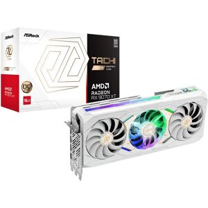 ASRock Radeon RX 9070 XT Taichi White OC 16 Gt -näytönohjain ASRock Radeon RX 9070 XT Taichi White OC 16 Gt -näytönohjain