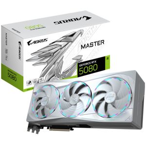 Gigabyte GeForce RTX 5080 AORUS MASTER ICE OC 16 Gt -näytönohjain Gigabyte GeForce RTX 5080 AORUS MASTER ICE OC 16 Gt -näytönohjain