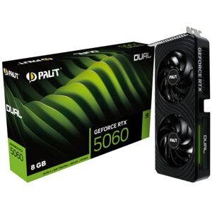 Palit GeForce RTX 5060 Dual 8 Gt -näytönohjain Palit GeForce RTX 5060 Dual 8 Gt -näytönohjain