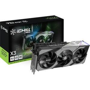 Inno3D GeForce RTX 5070 Ti X3 16 Gt -näytönohjain Inno3D GeForce RTX 5070 Ti X3 16 Gt -näytönohjain