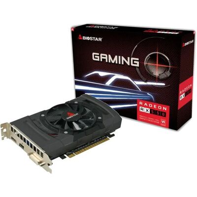 Biostar Radeon RX 550 4 Gt -näytönohjain Biostar Radeon RX 550 4 Gt -näytönohjain