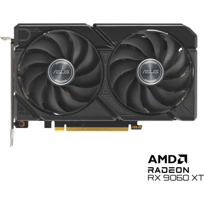 Asus Radeon RX 9060 XT Dual OC 8 Gt -näytönohjain Asus Radeon RX 9060 XT Dual OC 8 Gt -näytönohjain