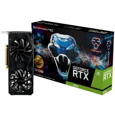 Gainward GeForce RTX 3060 Python II OC 12 Gt -näytönohjain Gainward GeForce RTX 3060 Python II OC 12 Gt -näytönohjain