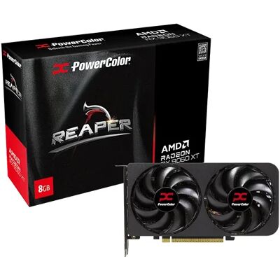 PowerColor Radeon RX 9060 XT Reaper OC 8 Gt -näytönohjain PowerColor Radeon RX 9060 XT Reaper OC 8 Gt -näytönohjain